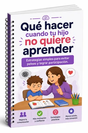 Qué hacer cuando tu hijo no quiere aprender